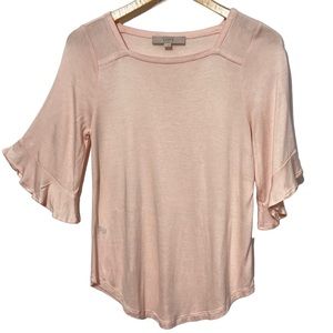 Ann Taylor Loft Womens Square Neck Stretch Top